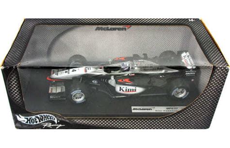 駿河屋 箱欠品 McLaren Mercedes MP Mobil シルバーブラック Hot Wheels Racing ホットウィール