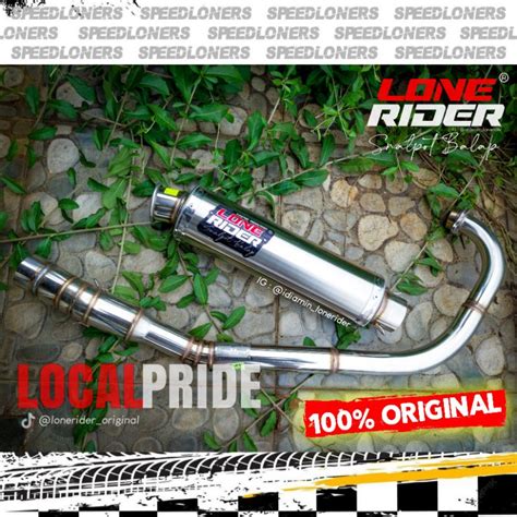 Jual Knalpot LR Lone Rider Original SATRIA FU 150 Cmms Set SATRIA F