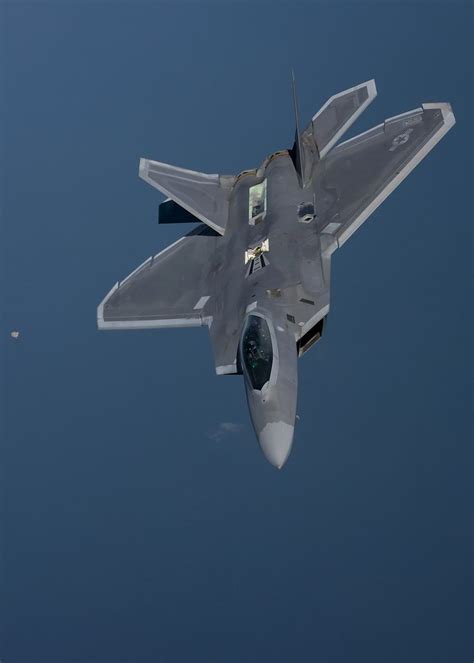 An F 22 Raptor Assigned To The 95th Fighter Squadron At Tyndall Air