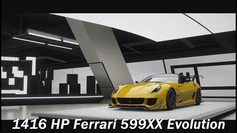 How Fast Will It Go 2012 Ferrari 599xx Evolution Forza Horizon 4 Youtube