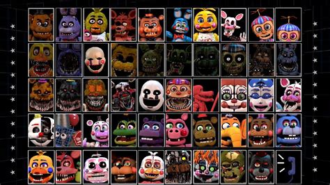 Fnaf Sfm Ultimate Custom Night Menu In Sfm Youtube