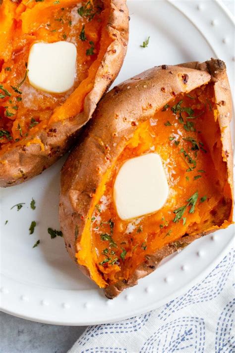 Baked Sweet Potatoes In The Air Fryer Food Banjo