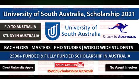 University of South Australia - Scholarships 2021 - Fully Funded