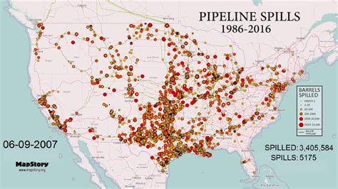 Oil Pipelines In The United States Map United States Map