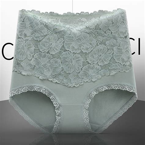 Women Sexy Lace High Waist Underwear Seamless Panties Ladies Stretch