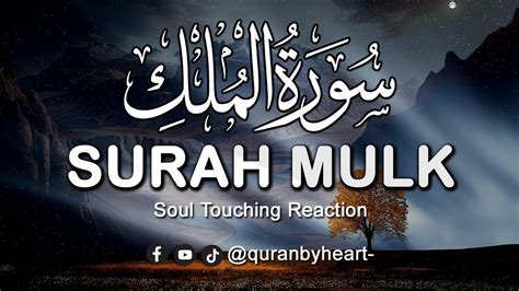 Recitation Of Surah Surah Al Mulk سورة الملك Calming and