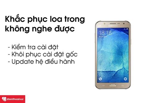 Thay loa trong Samsung Galaxy J7 2015 Chính hãng Bảng giá 2024