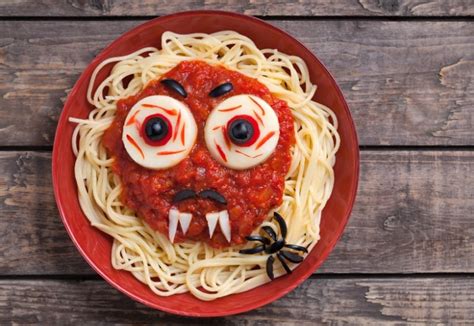 Scary Spaghetti Bolognese For Halloween - Real Recipes from Mums