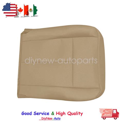 Driver Bottom Perforated Leather Seat Cover Tan For 07 14 Ford Expedition Xlt Us Ebay