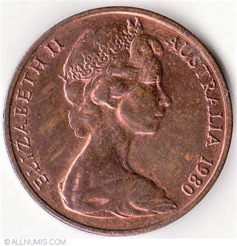 2 Cents 1980, Elizabeth II (1952-present) - Australia - Coin - 6555