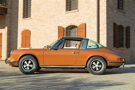 1972 Porsche 911 T 2 4 Targa Oil Klappe Porsche Coches de época