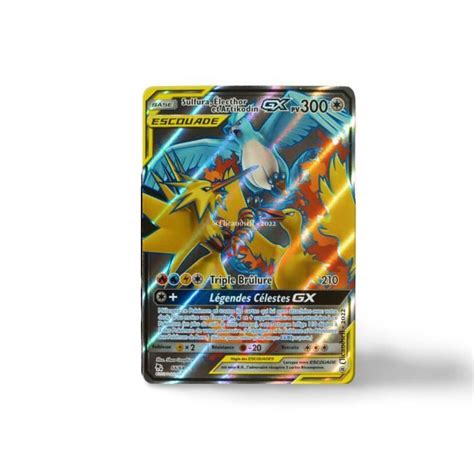 Carte Pokémon Sulfura Électhor et Artikodin 300 PV 66 68 SL11 5