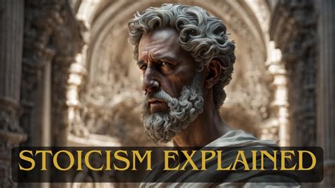 Stoicism Explained In Minutes Stoic Lessons Youtube