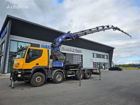 IVECO Trakker 410 PM85 JIb Kympitetty 2019 Platform Truck For Sale