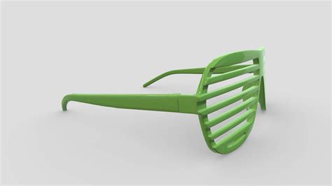 Shutter Glasses Low Poly - 3D Model by frezzy