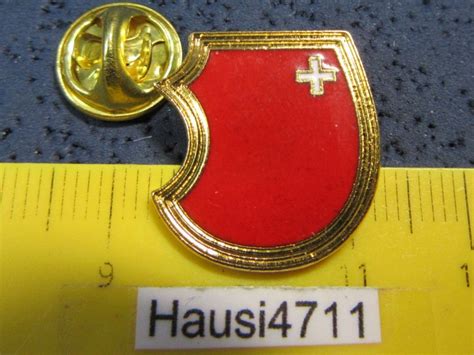 Kantons Wappen Pin Goldig Schwyz Historic Design Top Qualit Kaufen