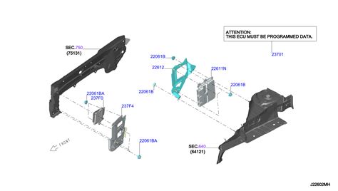 Nissan Murano Bracket Vtc Control Unit System Electrical Engine Module 237f4 6ra0a