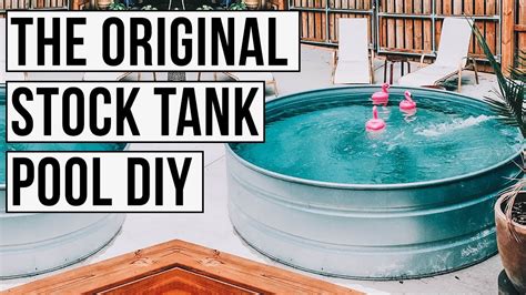 The Original Stock Tank Pool Diy Youtube