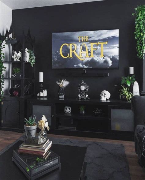 Dark Home Decor Goth Home Decor Horror Room Modern Goth Gothic