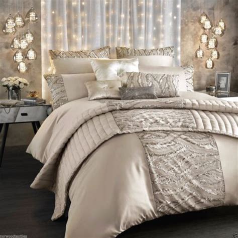 Kylie Minogue Bedding Designer Celeste Shell Sequins Sparkle Glitter