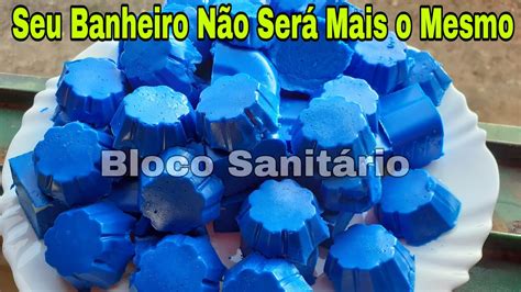 Como Fazer Pedra Sanit Ria Para Caixa Acoplada Vaso Limpo Youtube