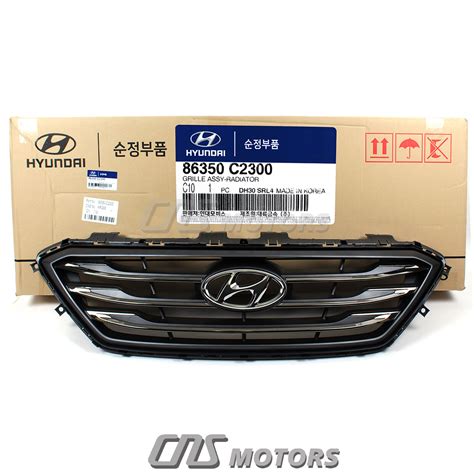 Genuine Oem Radiator Grille For Hyundai Sonata Turbo Oem