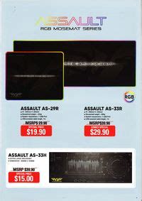 Armaggeddon Ultimate Gaming Gear Guide II Pg 9 Brochures From SITEX