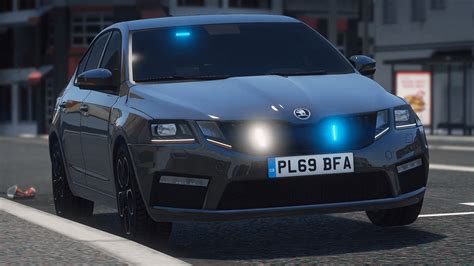 Generic Unmarked Police Skoda Octavia Vrs Saloon Els Gta Mods