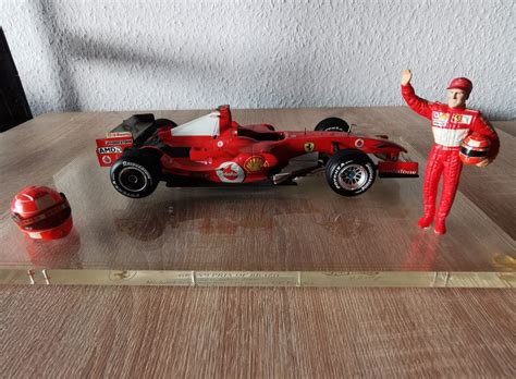 Hot Wheels 1 24 1 Model Car Ferrari Michael Schuhmacher Last Race Brazil 2006 Limited