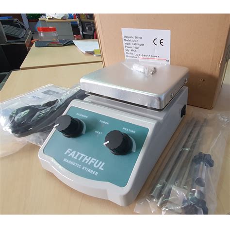 Local Ready Stock 380C SH 2 Hot Plate Magnetic Stirrer With Stand 220V To 240V 50Hz Shopee