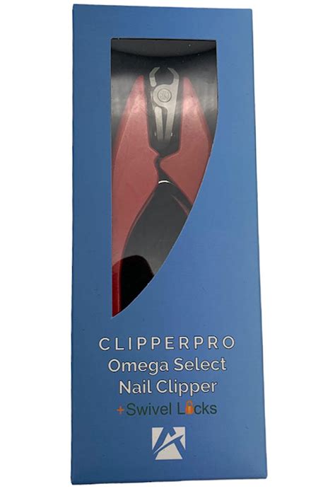 Azurro CLIPPERPRO 2 0 Nail Clipper W Swivel Head And Lock Red Jender