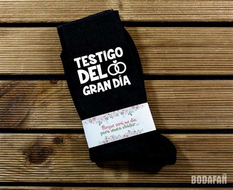 Calcetines Personalizados Para Testigos De Boda