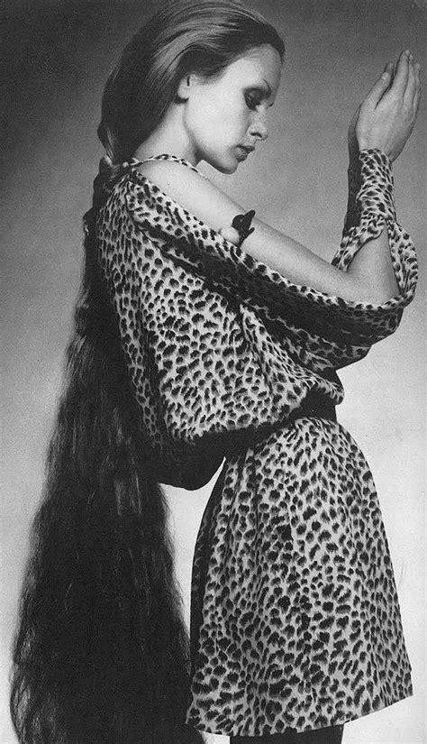 Twiggy In A Jungle Print Dress By Bill Tice Photo By Justin De