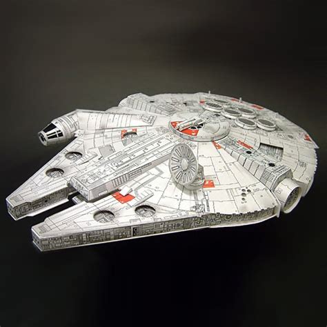 Millennium Falcon Paper Model Relics Of The Force Build The