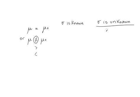 SOLVED: when the population standard deviation is known, which statistic is used to compare a ...