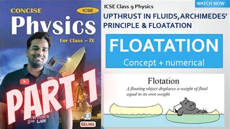 Mastering Buoyancy Conquer Floatation In One Epic Shot Icse Class