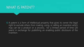 Pharmaceutical Patenting In India Ppt