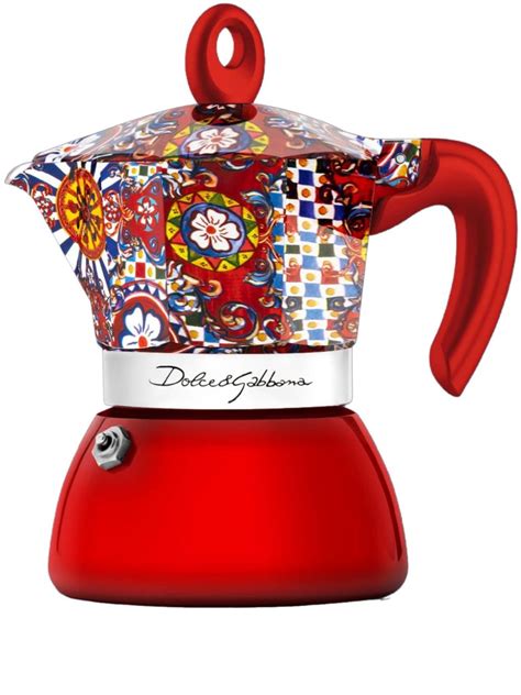 Dolce Gabbana Cafetera De 4 Tazas X Bialetti Moka Induction Farfetch