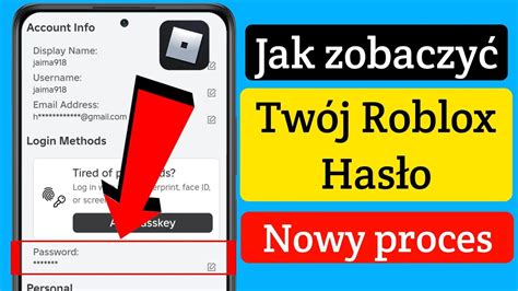 Jak Zobaczy Swoje Has O W Roblox Jak Pozna Has O Roblox