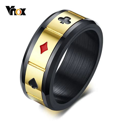 Vnox Anillos Giratorios De La Suerte Para Hombre Amuleto De La Paz La