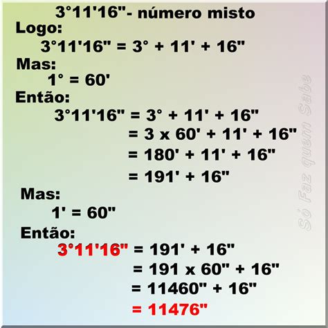 Graus Minutos E Segundos - Unidades de Medidas de ângulos: Como transformar graus em minutos ou ...