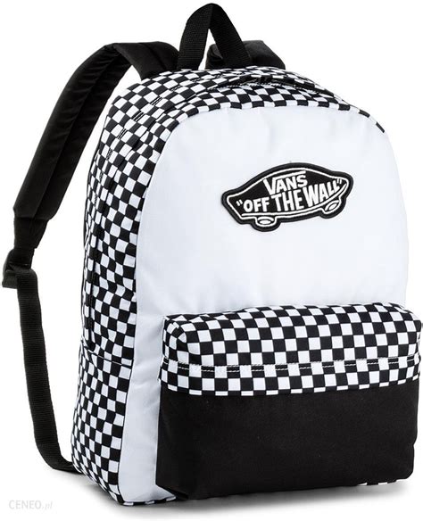 Plecak Plecak VANS Realm Backpack V000NZ056M Black White Ceny I