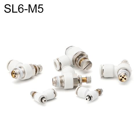 sl  laize sl throttle valve elbow pneumatic quick connector