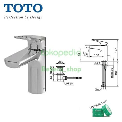 Jual Kran Wastafel Toto Tx Lrr Hot Cold Jakarta Selatan Bebecashop Tokopedia