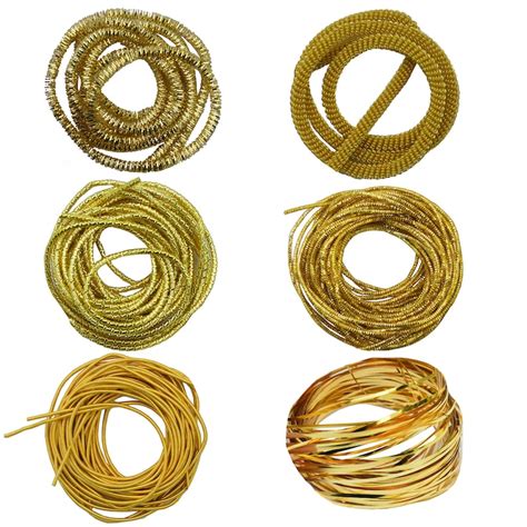 Golden French Metallic Wires For Goldwork Tambour Luneville Etsy