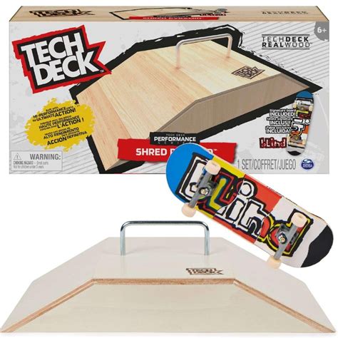 Tech Deck Fingerboard Zestaw Drewniana Rampa Shred Pyramid Deskorolka Spin Master Sklep