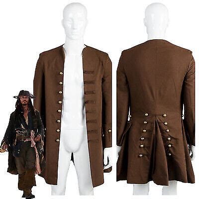 Pirates of the Caribbean Jack Sparrow Anzug Kleidung Cosplay Kostüm