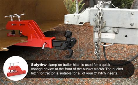 Amazon Sulythw 2024 New Upgraded Red Clamp On Trailer Hitch Clamp