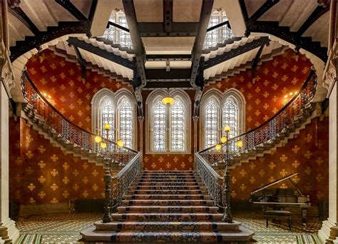 Stair at the St. Pancras Renaissance Hotel, London, United Kingdom