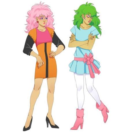 Jem And Pizzazz With Their Outfits Reversed Jem And The Holograms In